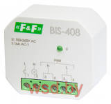 BIS-408 для установки в монтажную коробку Ø 60мм 100–265B AC 16A 1NO IP20